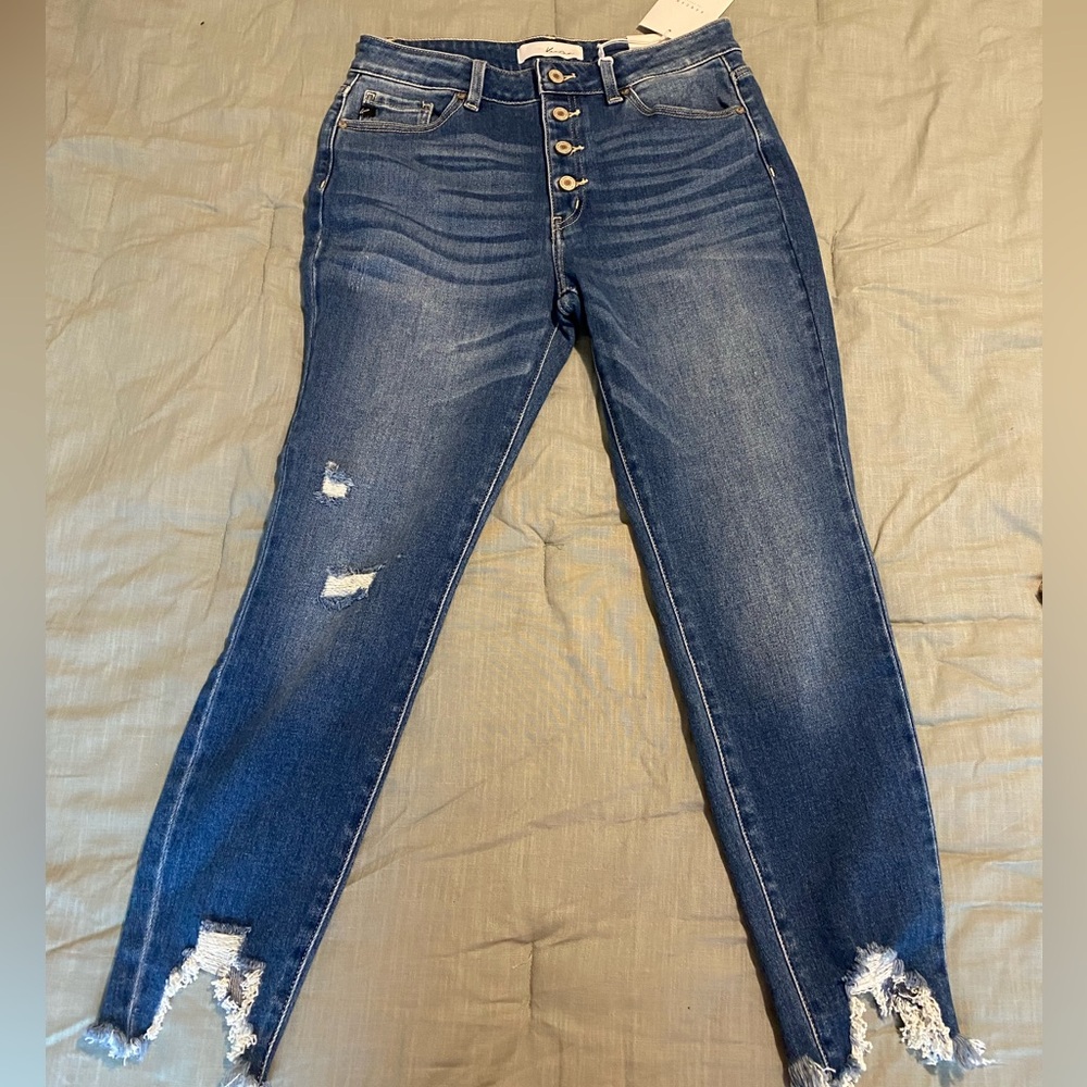 Kancan high rise ankle skinny jean